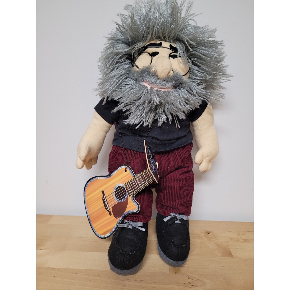 Gund The Jerry Doll Plush Unisex 18" Multicolor Jerry Garcia Liquid Blue 1998